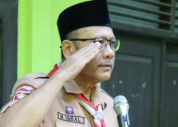 MTsN 1 Bandar Lampung Gelar Upacara HaUlang Tahun Pramuka ke-62Tahun 2023