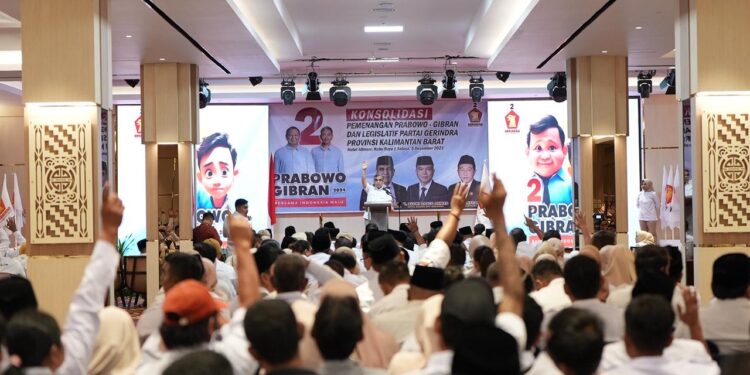 Di Kalbar, Muzani Optimis Prabowo Menang: 15 Tahun Kita Menanti Kemenangan