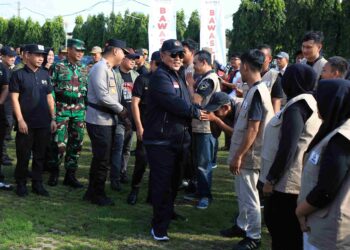 Hadiri Apel Siaga Pengawasan Masa Tenang Pemilu 2024, Gubernur Arinal Djunaidi Harapkan Pemilu di Provinsi Lampung Berlangsung Kondusif