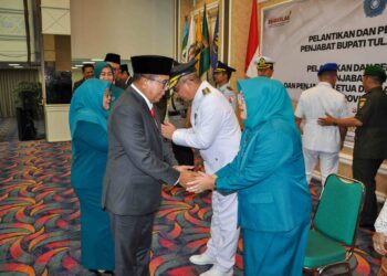 Pj. Ketua TP. PKK Provinsi Lampung Lantik Feby Levarina sebagai Pj. Ketua TP. PKK dan Dekranasda Kabupaten Tulang Bawang