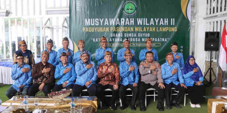 Muswil II Paguyuban Pasundan Wilayah Lampung, Pj. Gubernur Lampung Ajak Jaga Stabilitas Keamanan Jelang Pilkada 2024