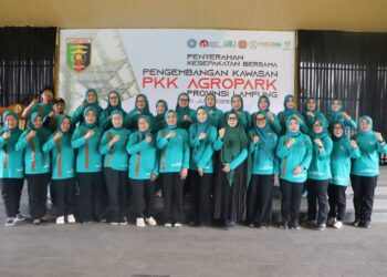 TP. PKK Provinsi Lampung dan Mitra Sepakati Percepatan Pengembangan Kawasan PKK Agropark