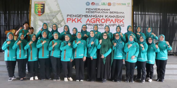 TP. PKK Provinsi Lampung dan Mitra Sepakati Percepatan Pengembangan Kawasan PKK Agropark