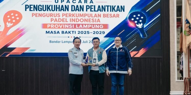 Pemprov Lampung Kembangkan Padel untuk Dongkrak Sport Tourism dan Ekonomi Daerah.
