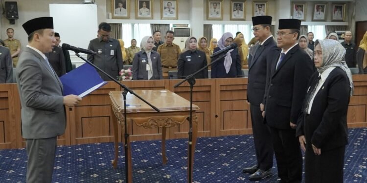 Pemprov Lampung Lantik Pejabat, Perkuat Organisasi dan Pelayanan Publik.